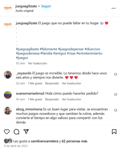 Testimonio de clientes FelizMente